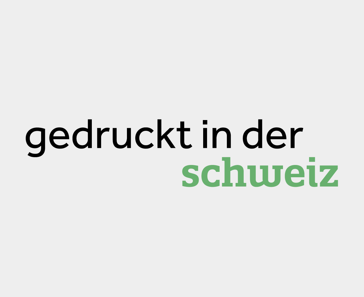printed in switzerland / gedruckt in der schweiz