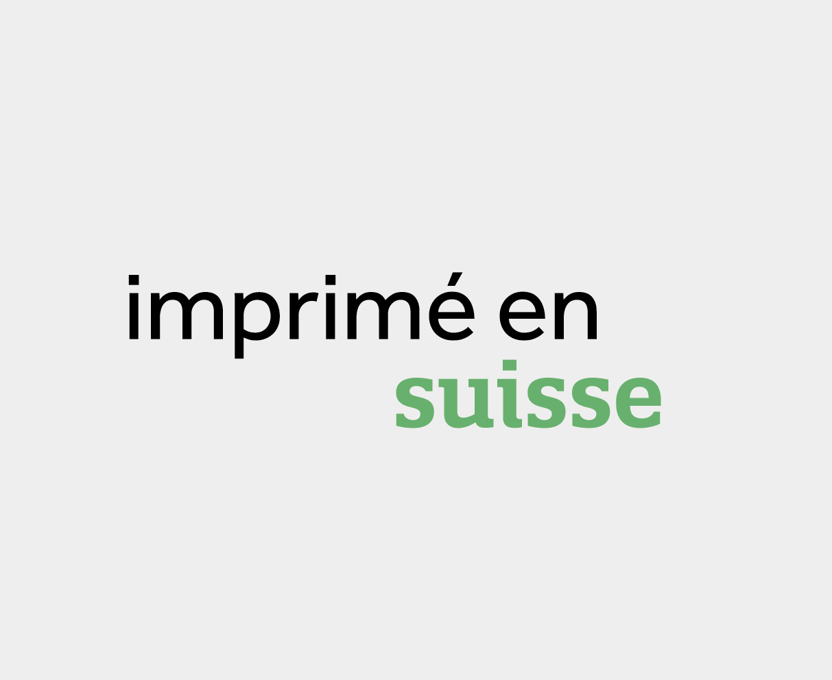 printed in switzerland / imprimé en suisse